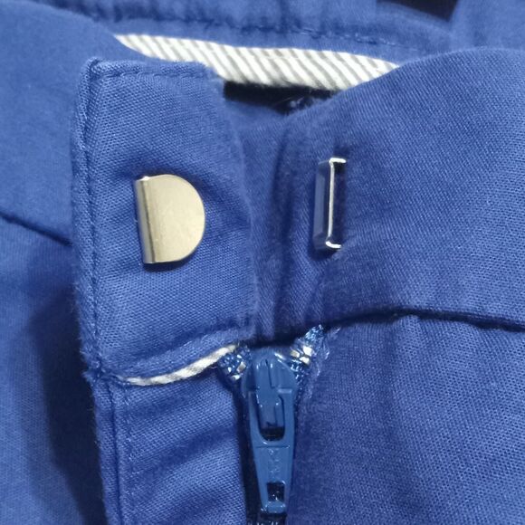 Dalia Dress Pants Womens Size 12 Blue Straight Leg Mid Rise D2049 Inseam 26" - Picture 5 of 8